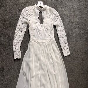 Beautiful white gown for wedding Bach party, rehearsal dinner etc.